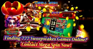 777 sweepstakes online games - Mega Spin