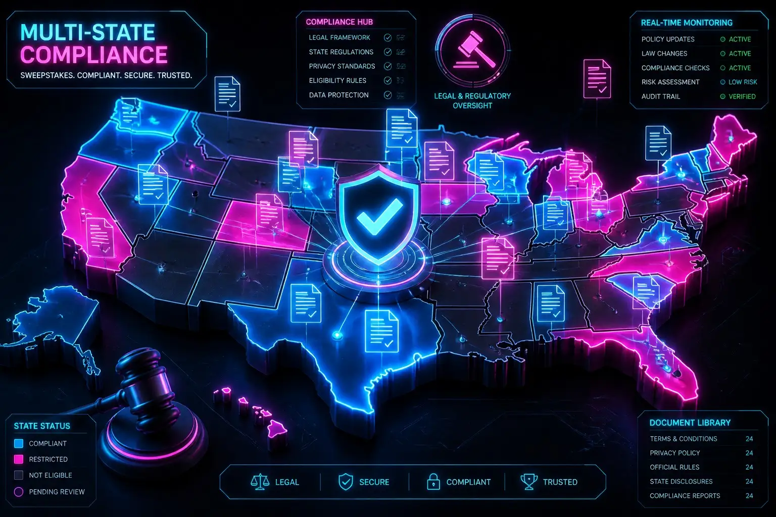 Multi-State Sweepstakes Compliance Playbook 2026