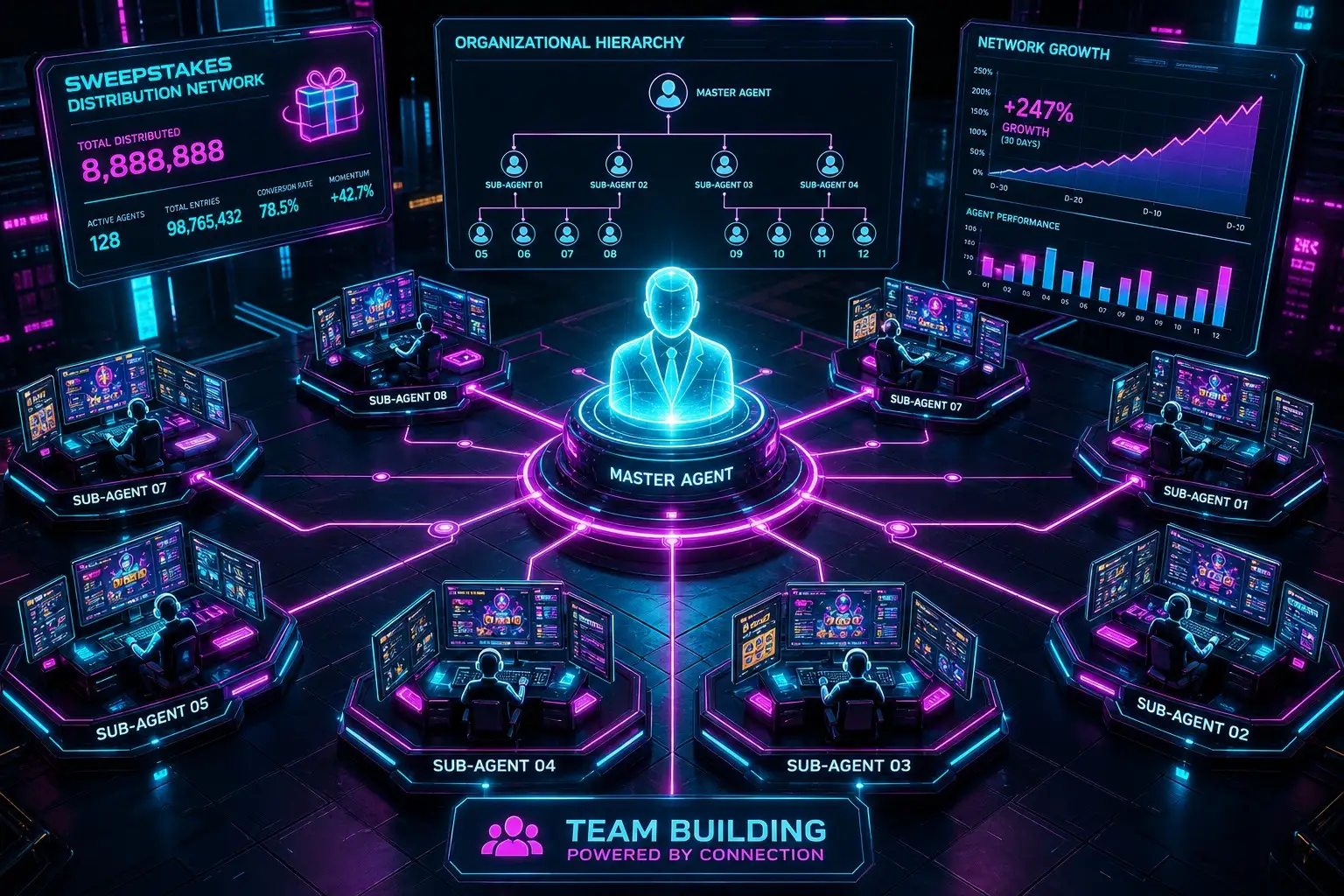Sweepstakes Agent Team Building and Network Growth 2026